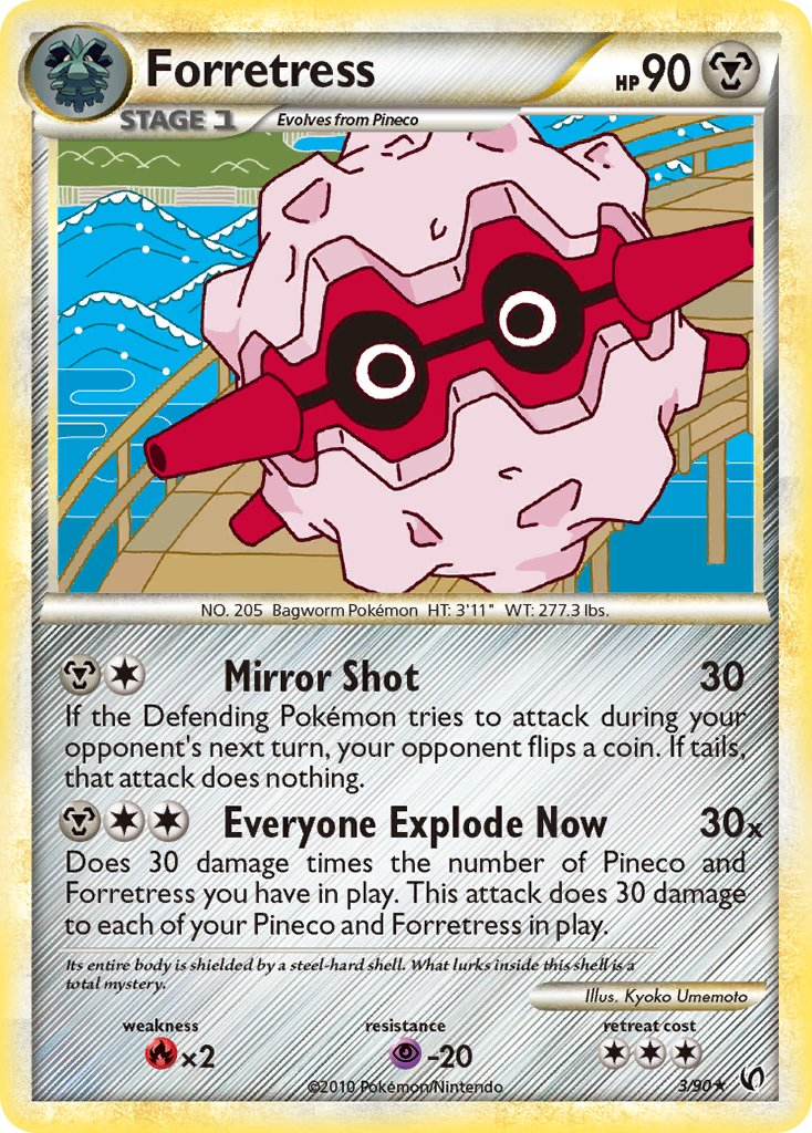 Forretress Pokémon card
