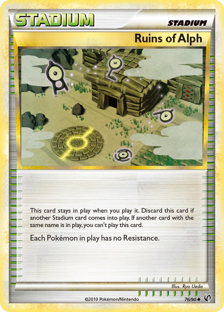 Ruins of Alph Pokémon card