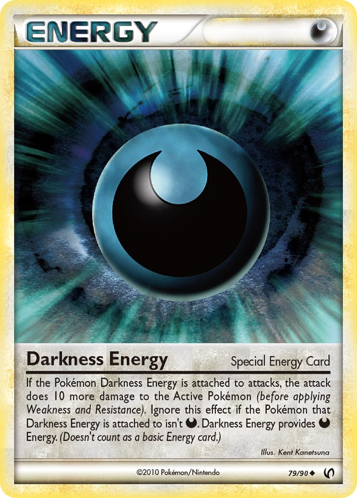 Darkness Energy Pokémon card