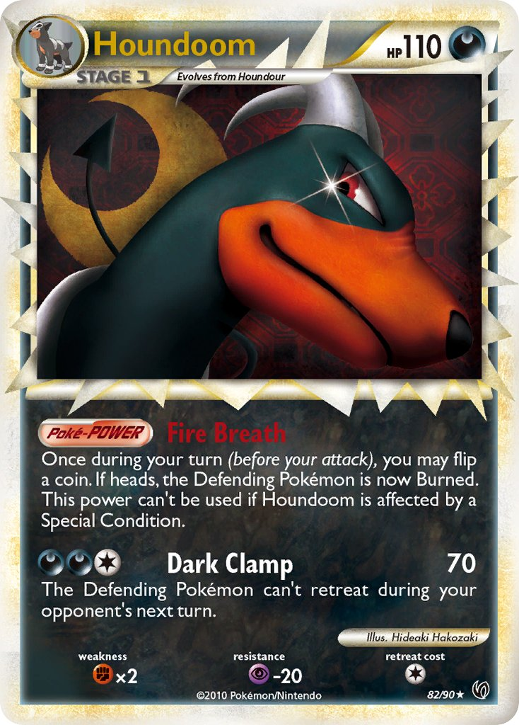 Houndoom Pokémon card
