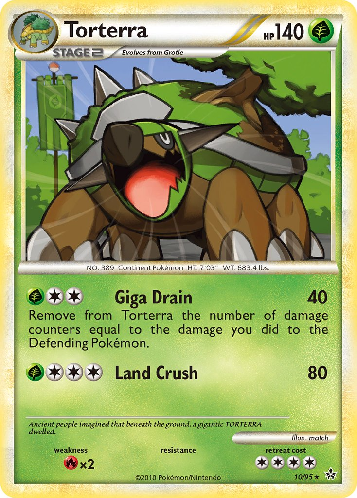 Torterra Pokémon card
