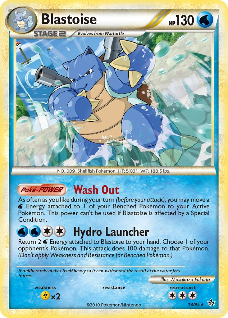 Blastoise Pokémon card