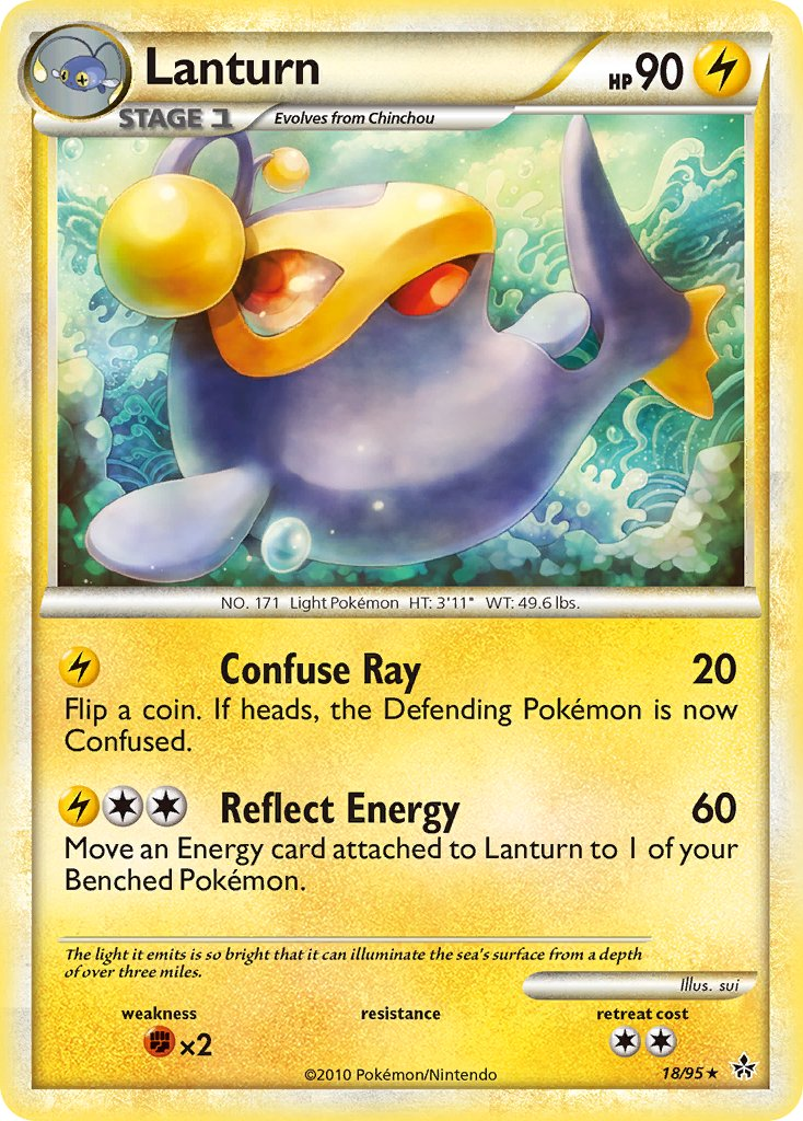 Lanturn Pokémon card