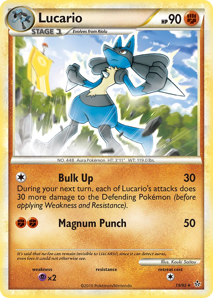 Lucario Pokémon card