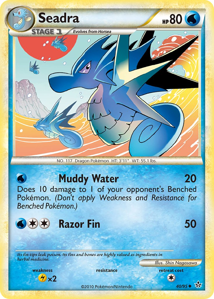 Seadra Pokémon card
