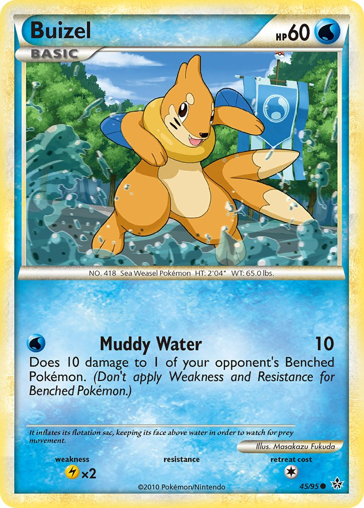 Buizel Pokémon card