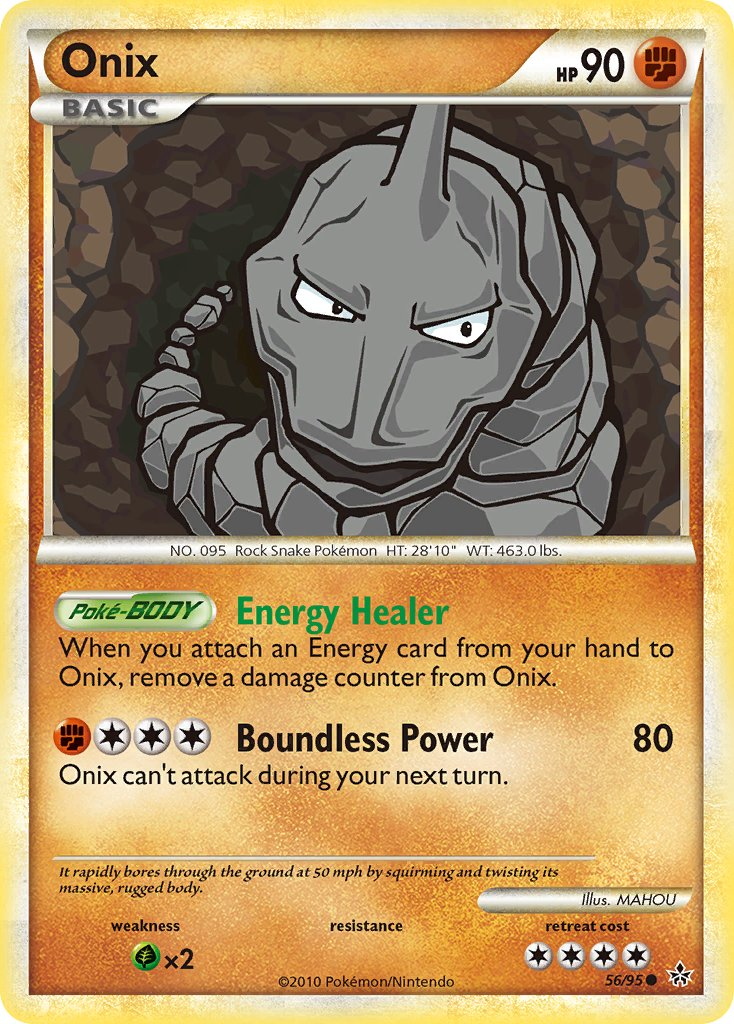 Onix Pokémon card