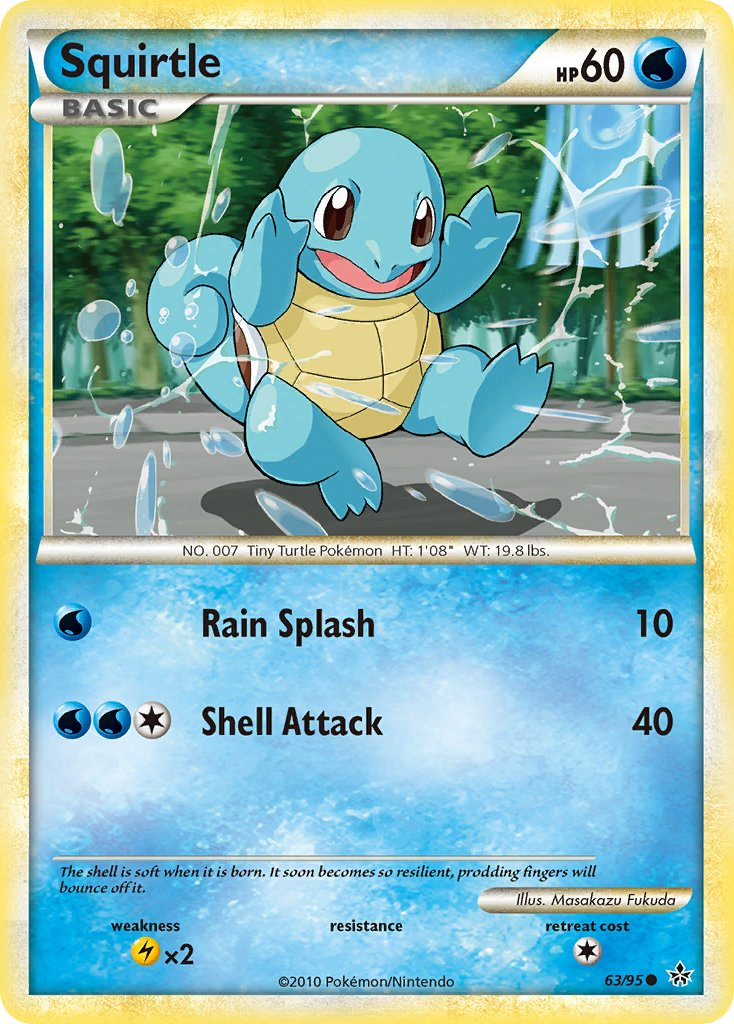 Squirtle Pokémon card