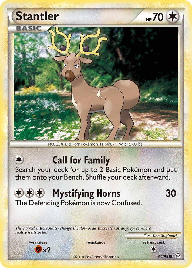 Stantler Pokémon card