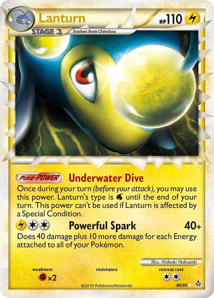 Lanturn Pokémon card