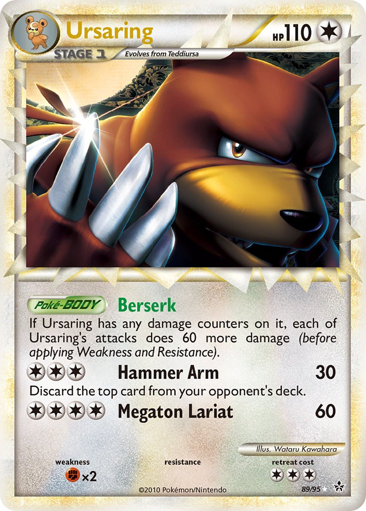 Ursaring Pokémon card