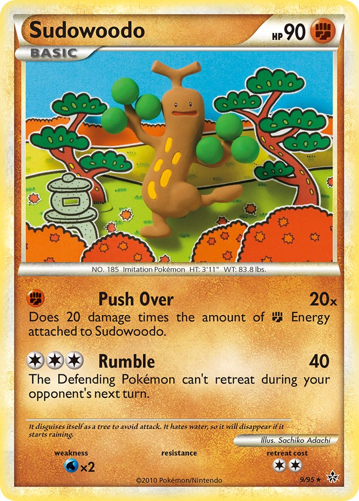 Sudowoodo Pokémon card