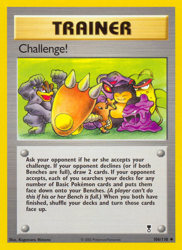 Challenge! Pokémon card