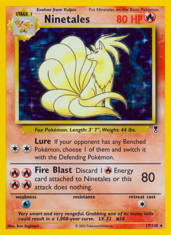 Ninetales Pokémon card