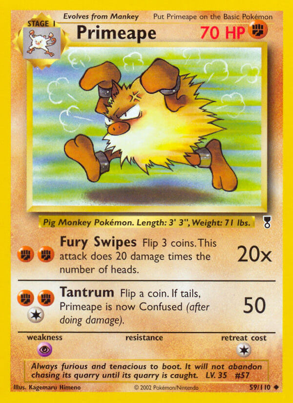 Primeape Pokémon card