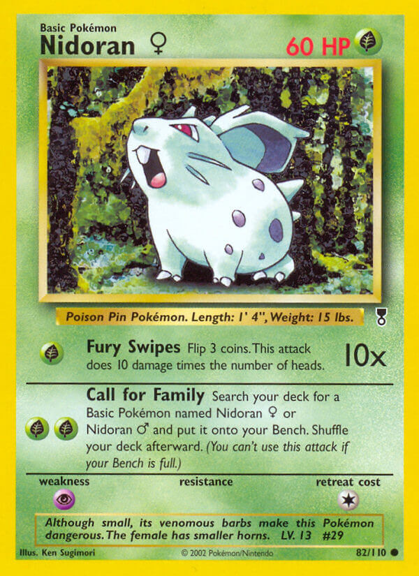 Nidoran♀ Pokémon card
