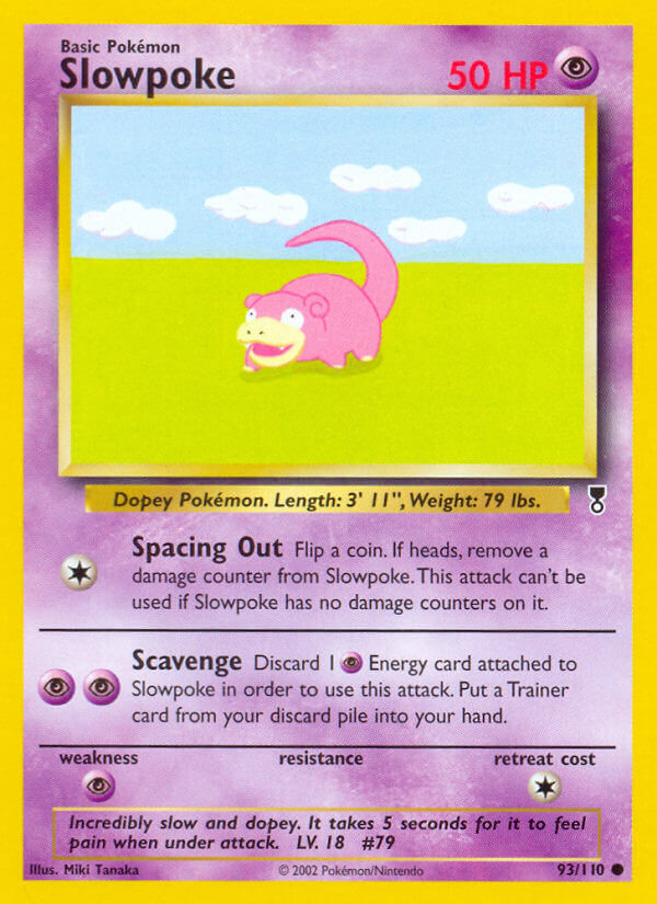 Slowpoke Pokémon card
