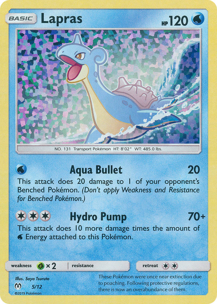 Lapras Pokémon card