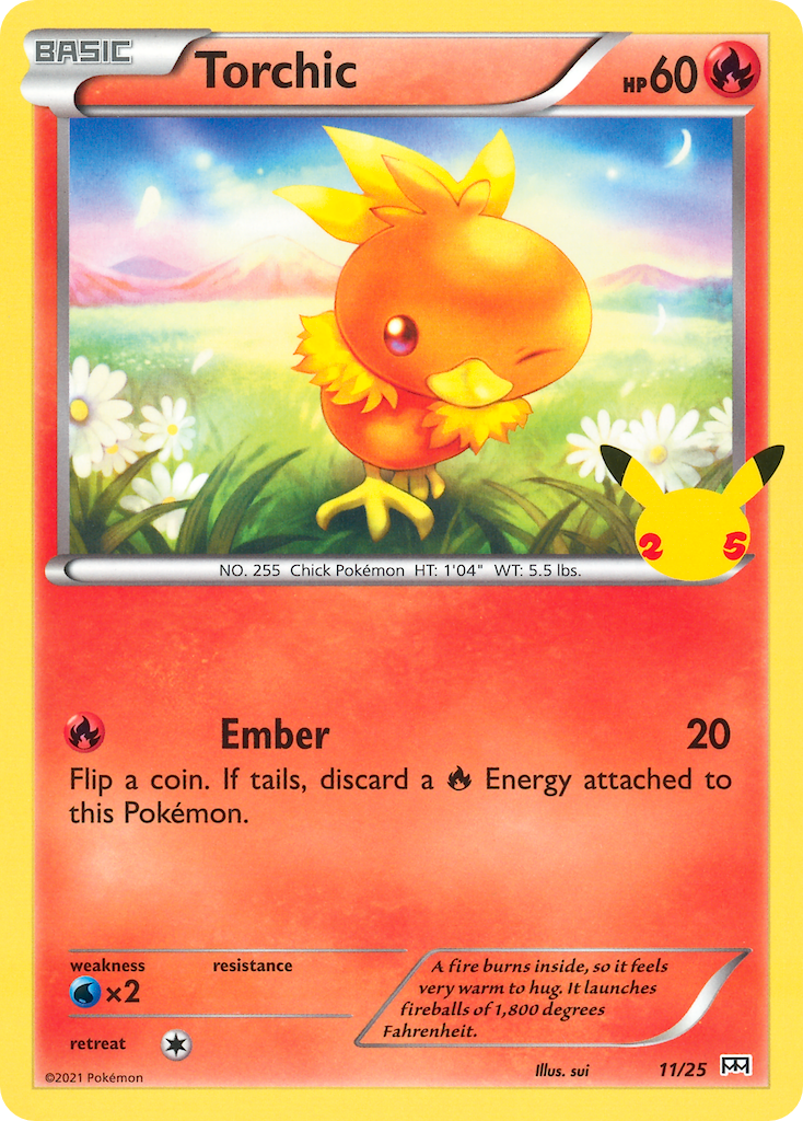 Torchic Pokémon card