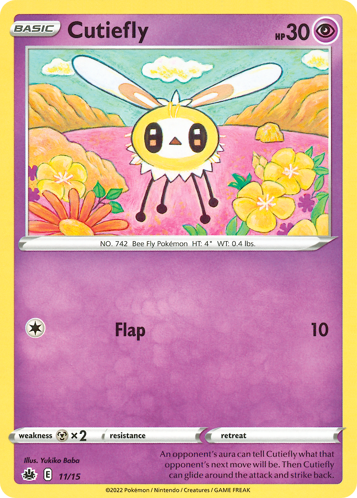 Cutiefly Pokémon card