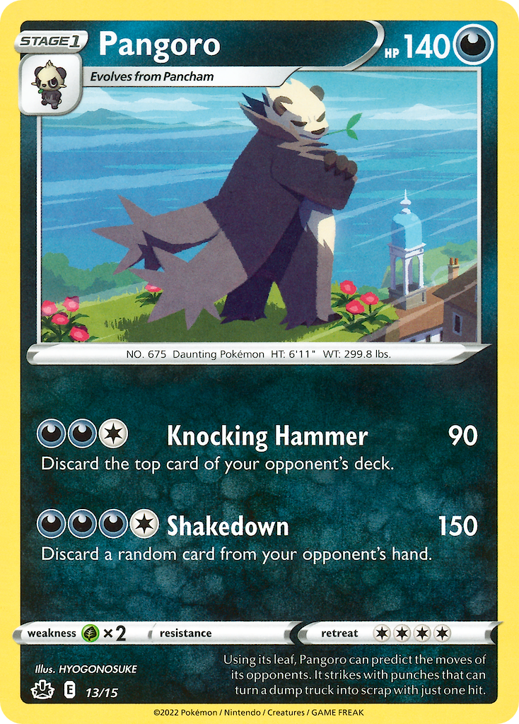 Pangoro Pokémon card