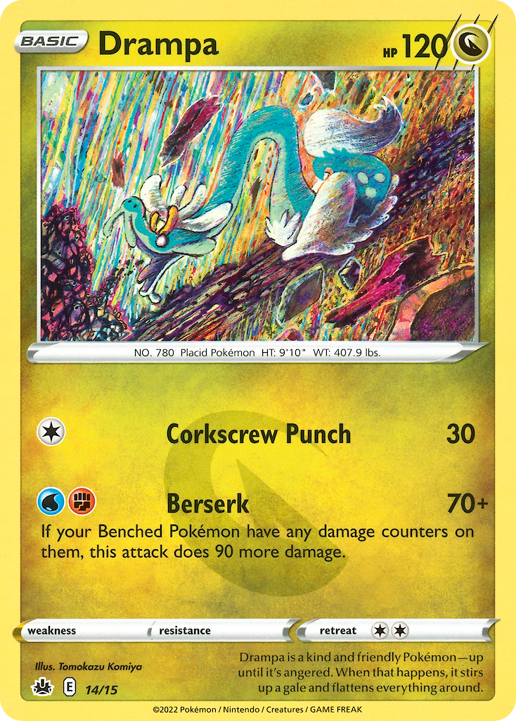 Drampa Pokémon card