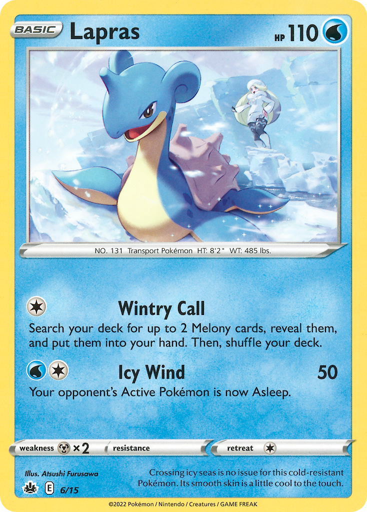 Lapras Pokémon card