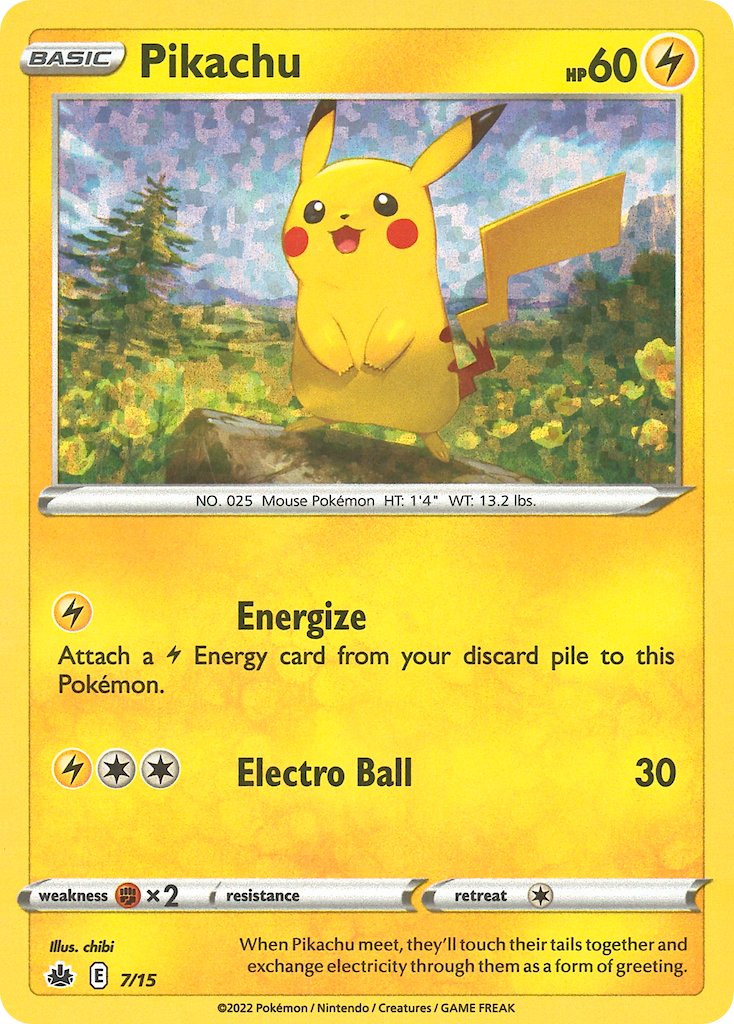 Pikachu Pokémon card