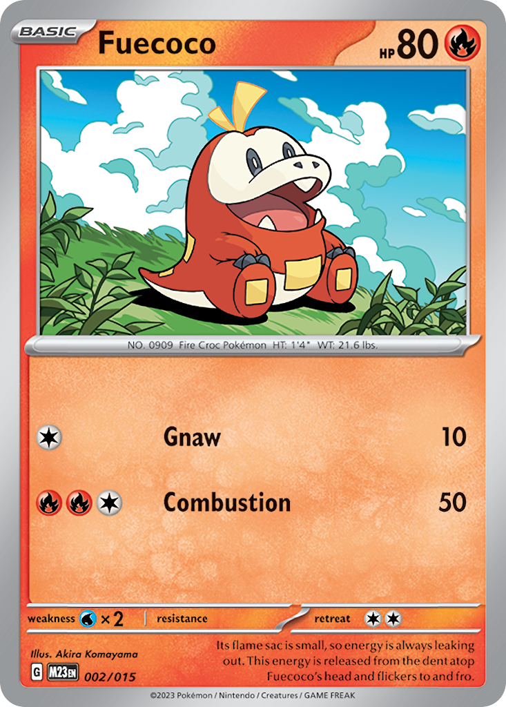 Fuecoco Pokémon card