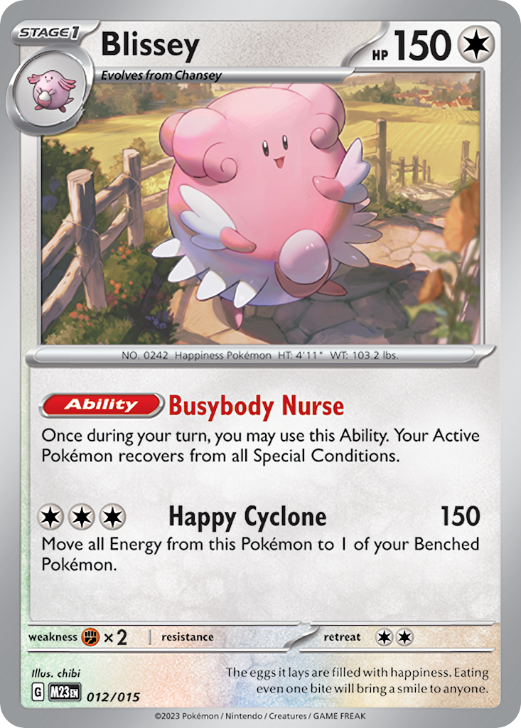 Blissey Pokémon card