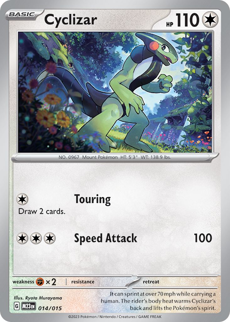 Cyclizar Pokémon card