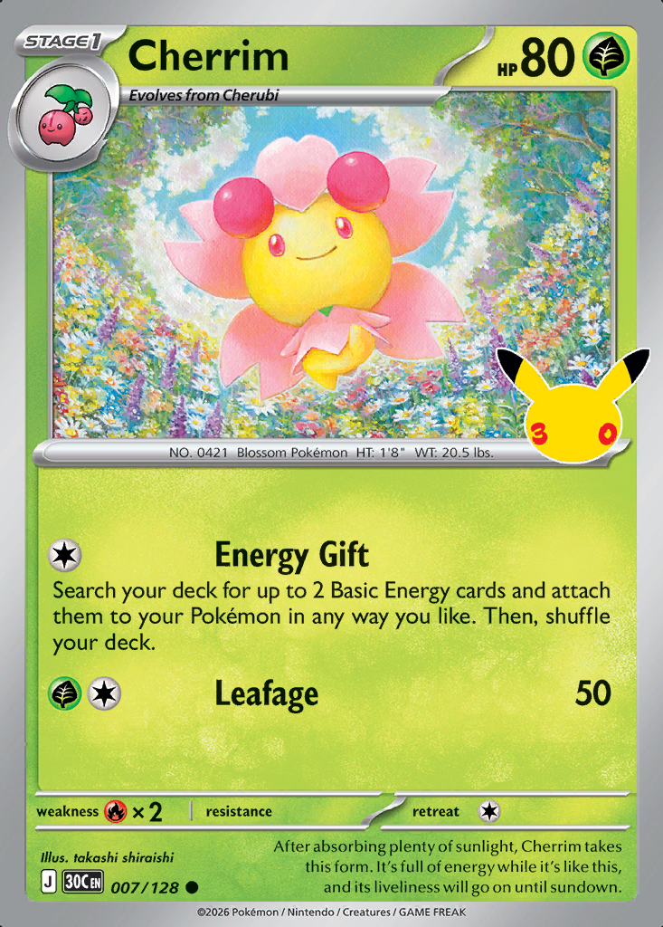 Cherrim Pokémon card