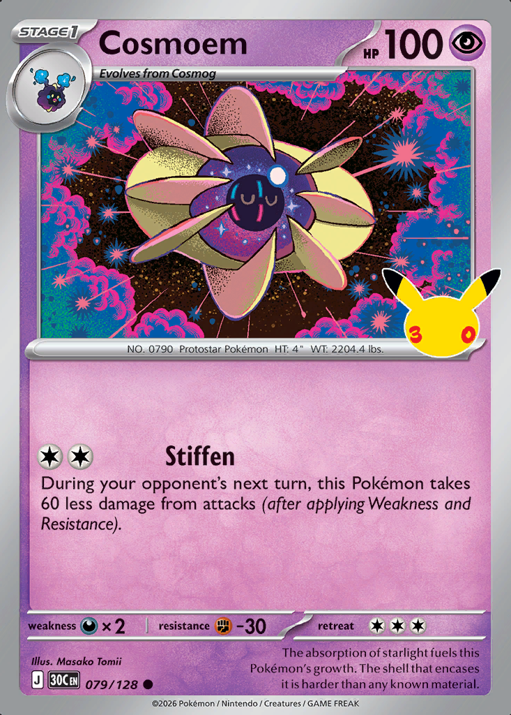 Cosmoem Pokémon card