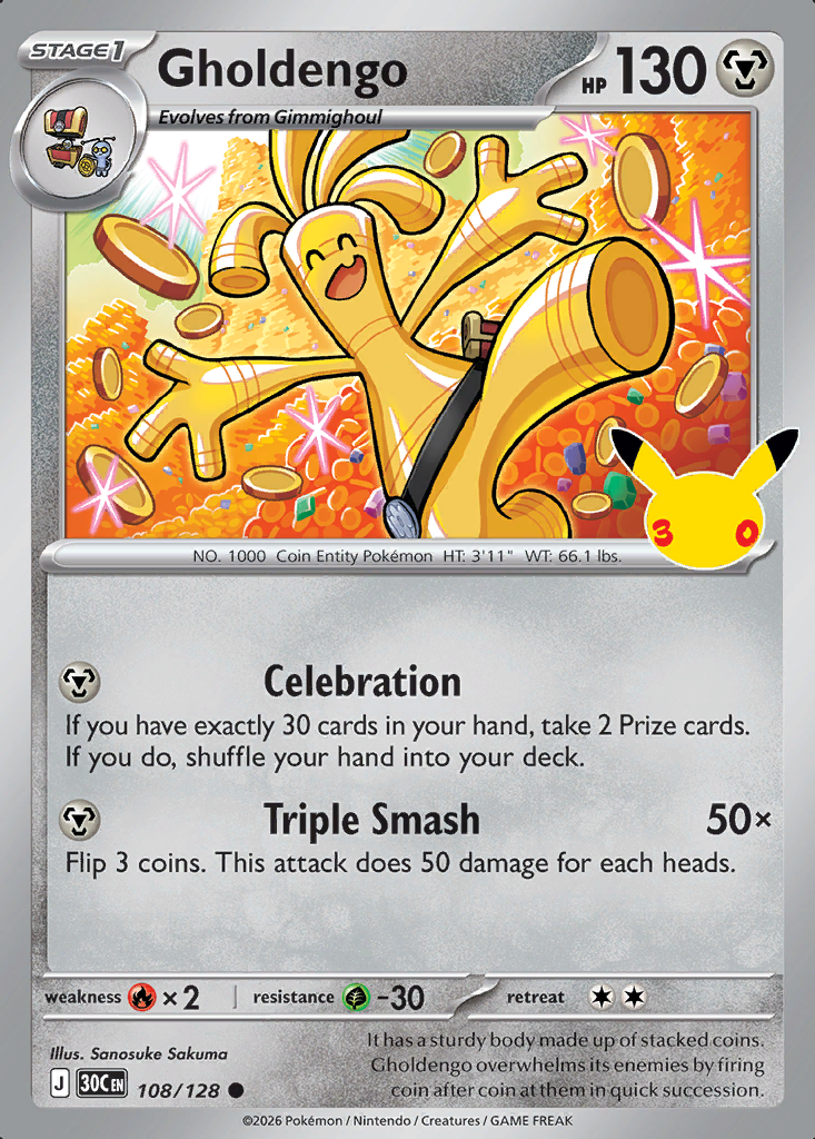 Gholdengo Pokémon card