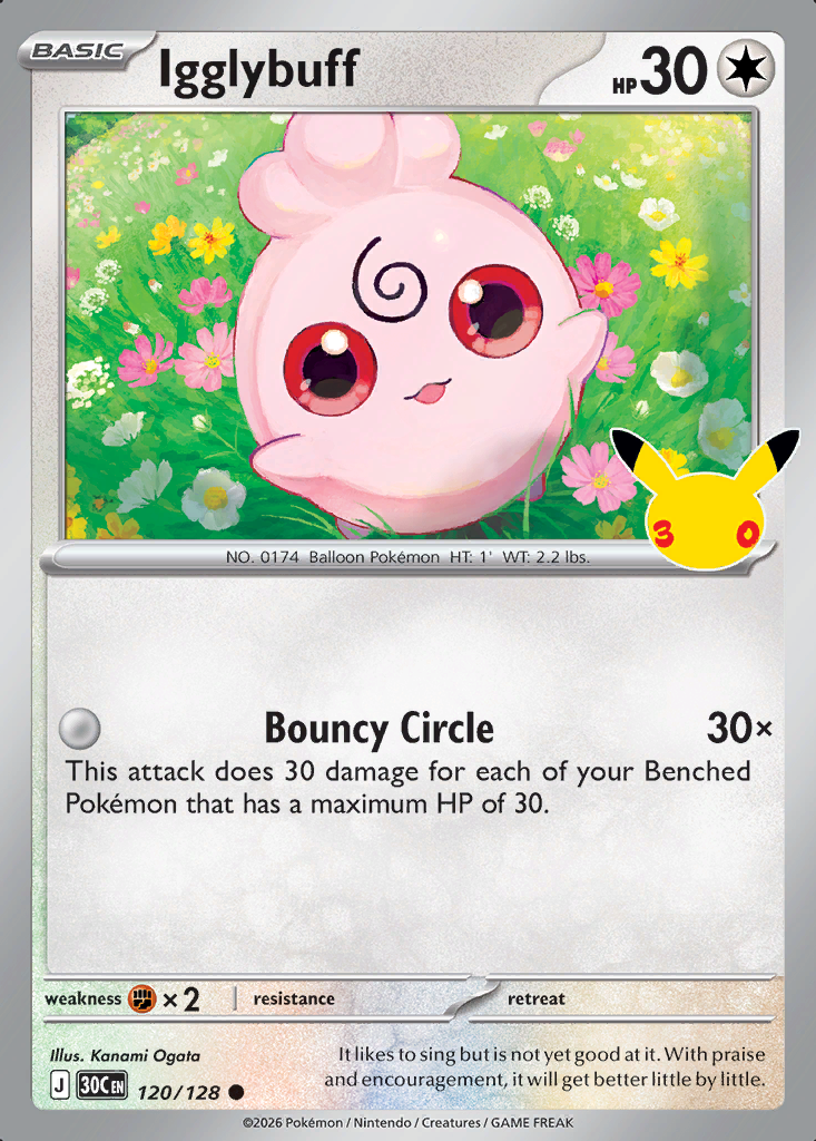 Igglybuff Pokémon card