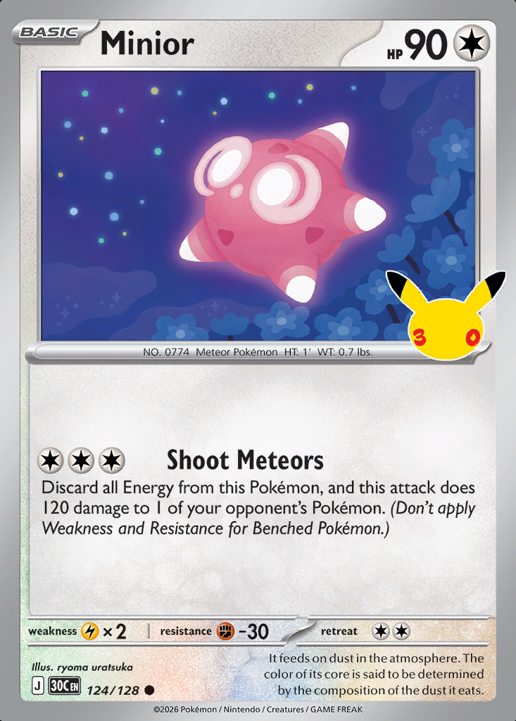 Minior Pokémon card