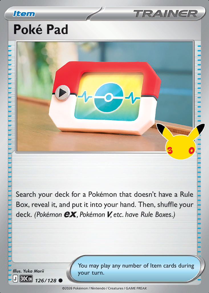 Poké Pad Pokémon card