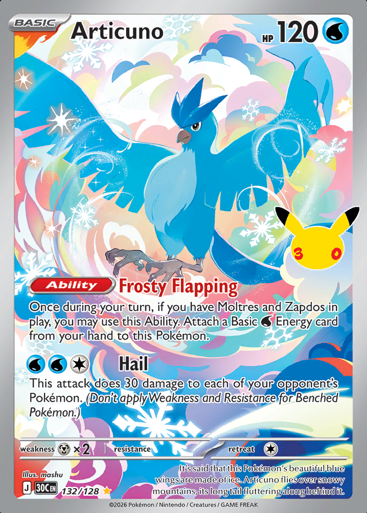 Articuno Pokémon card