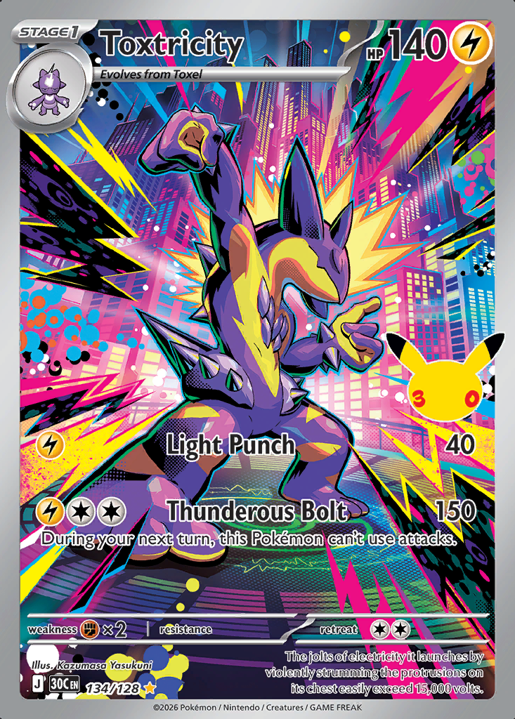 Toxtricity Pokémon card