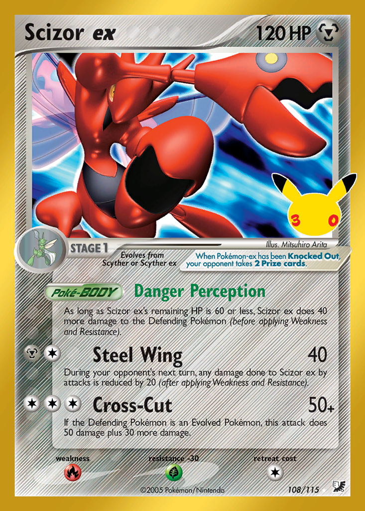 Scizor ex Pokémon card