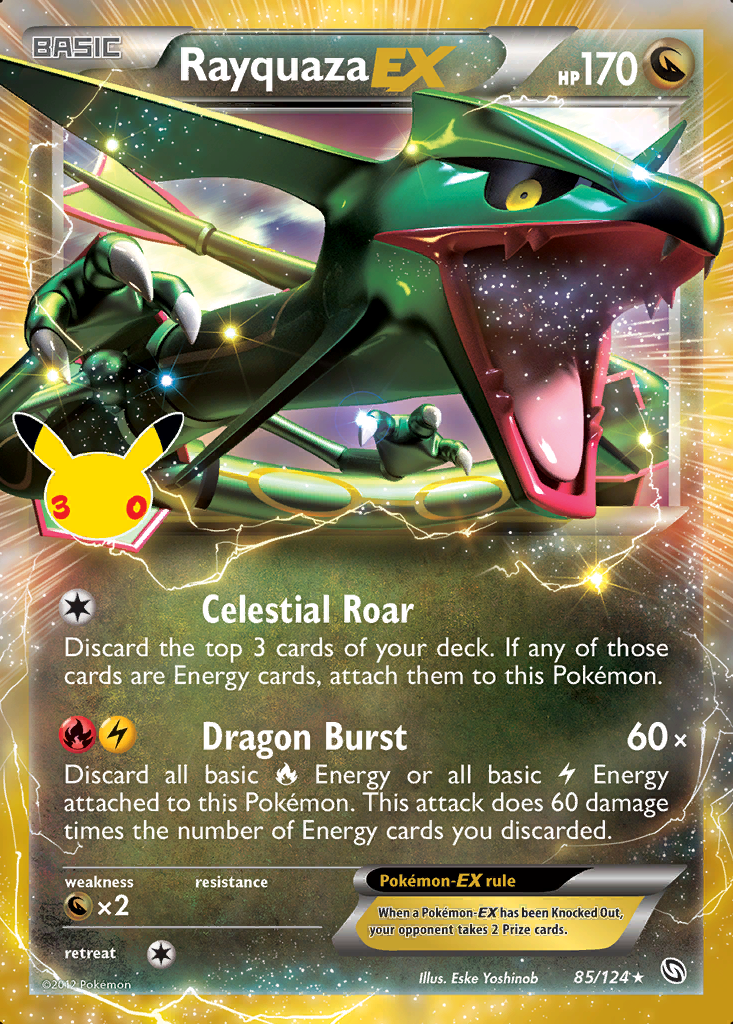 Rayquaza-EX Pokémon card