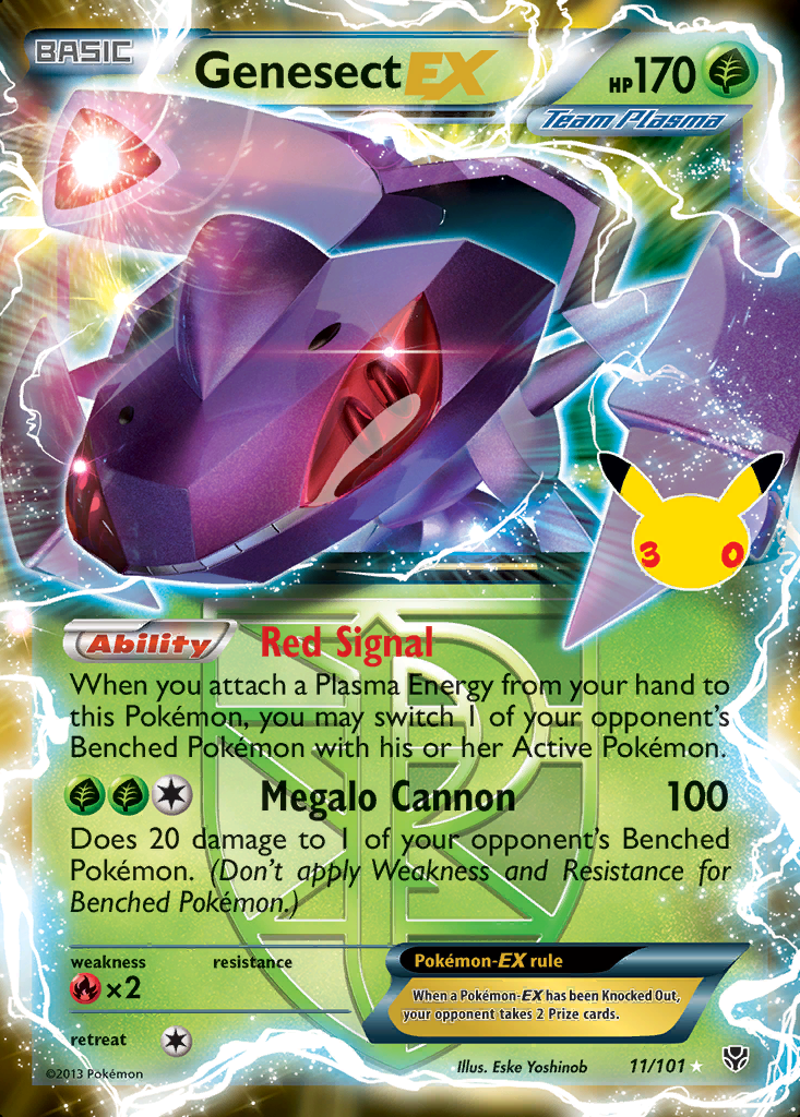 Genesect-EX Pokémon card