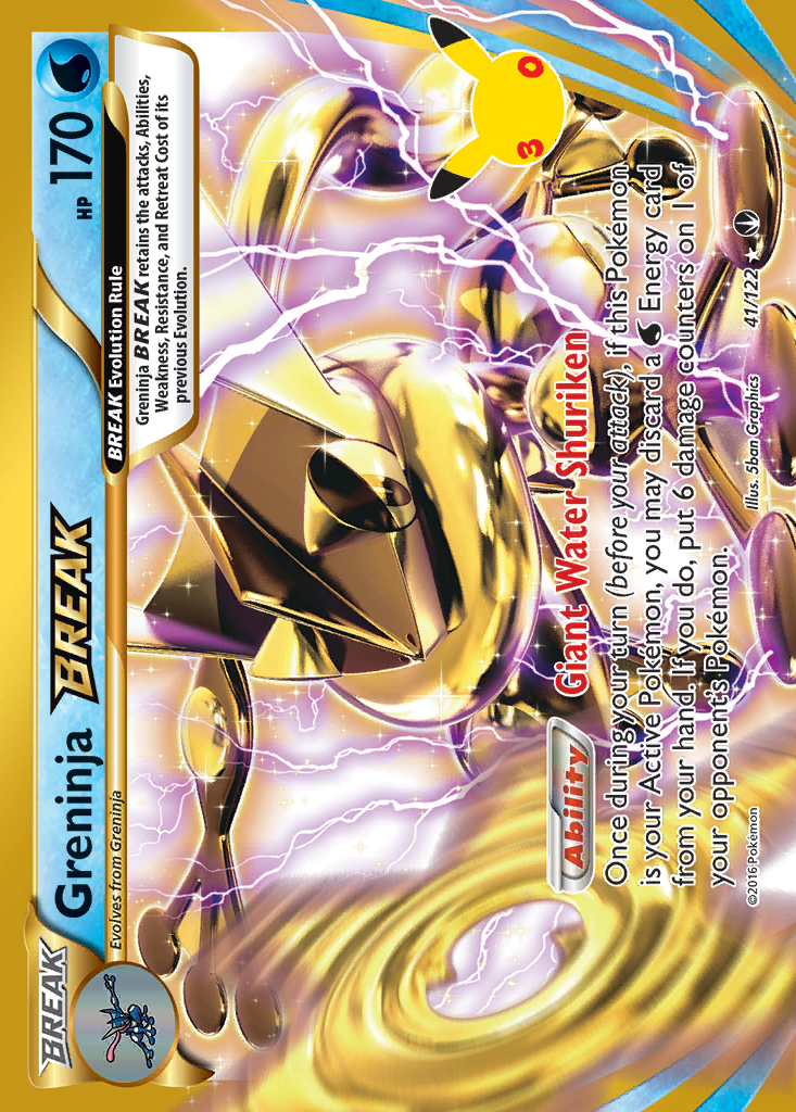 Greninja BREAK Pokémon card