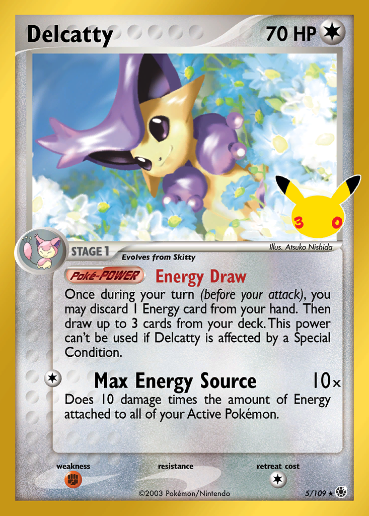 Delcatty Pokémon card