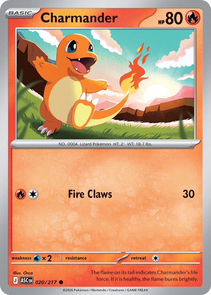 Charmander Pokémon card