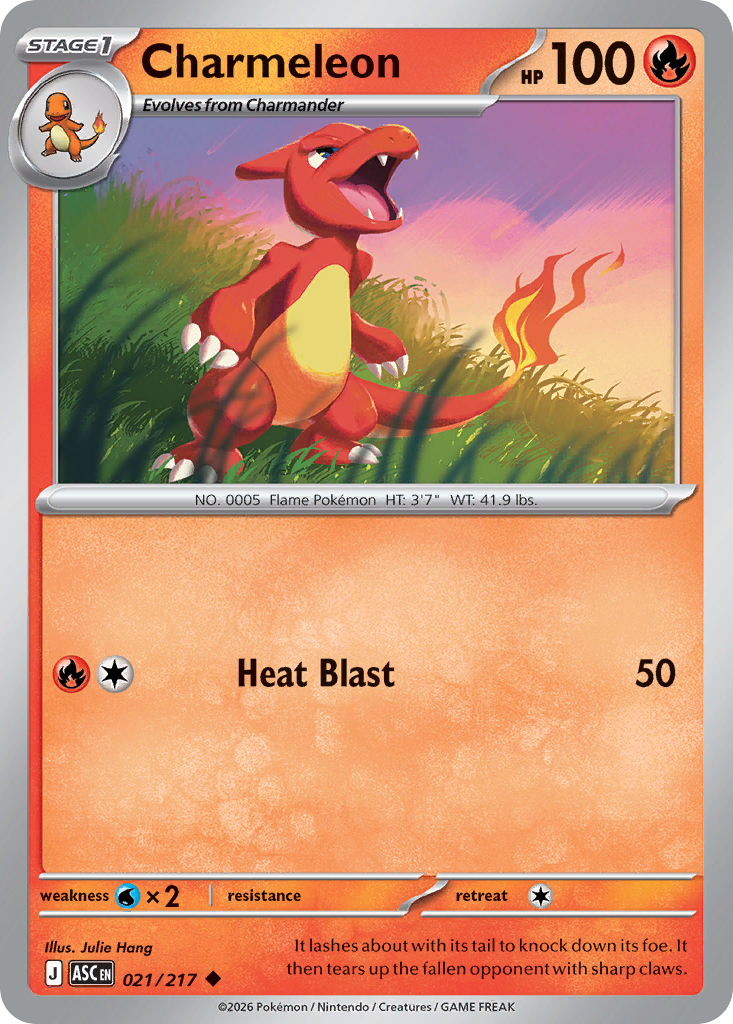 Charmeleon Pokémon card