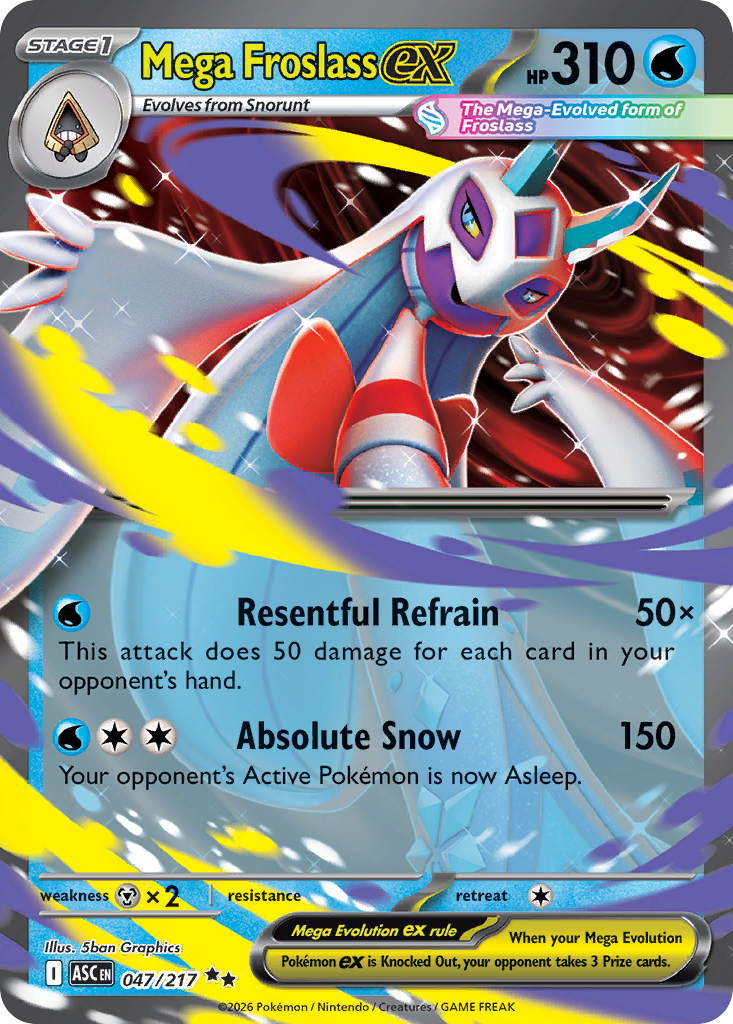Mega Froslass ex Pokémon card