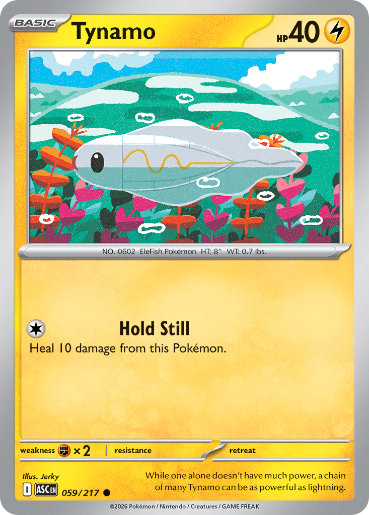 Tynamo Pokémon card