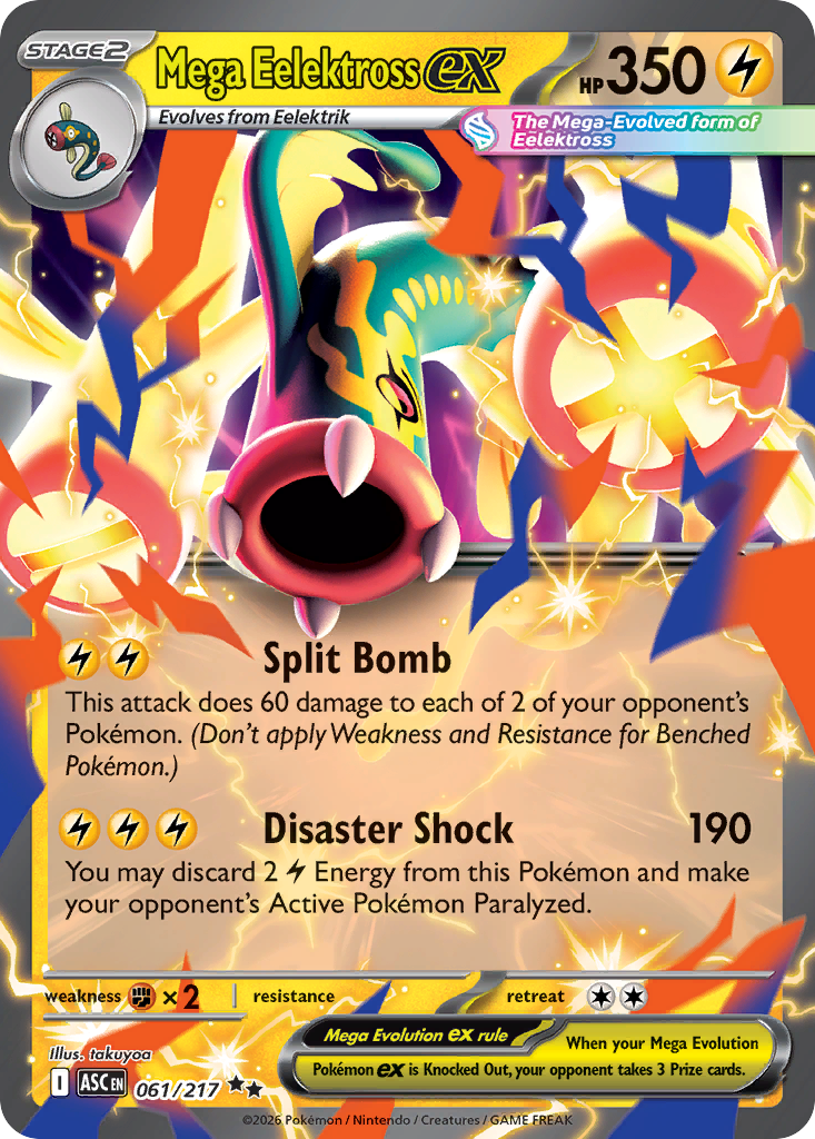 Mega Eelektross ex Pokémon card