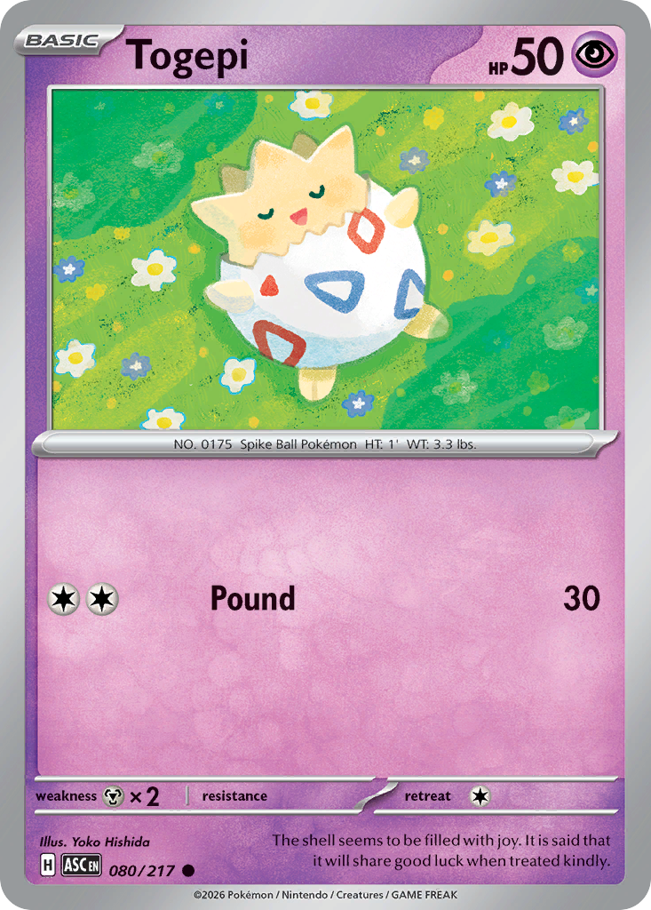 Togepi Pokémon card